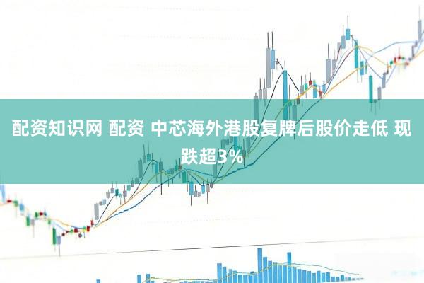 配资知识网 配资 中芯海外港股复牌后股价走低 现跌超3%